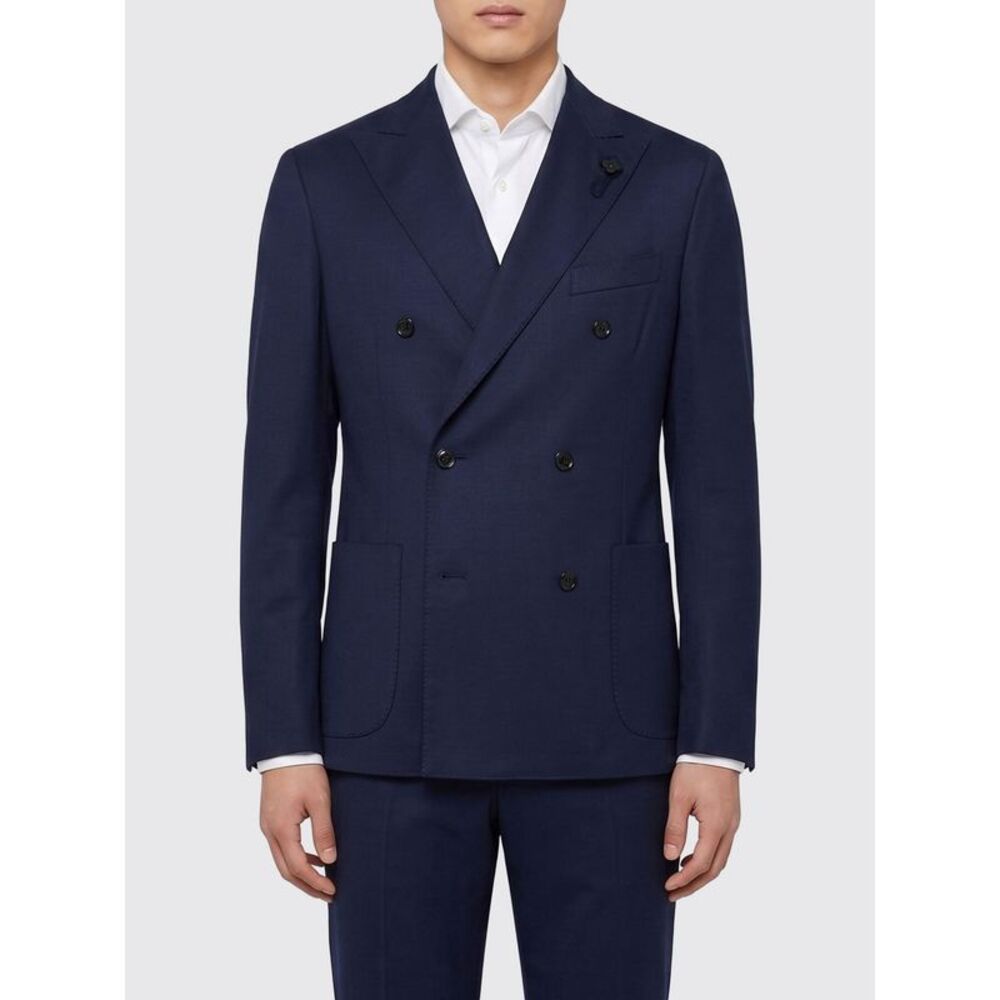 Lardini Jacket Men Blue